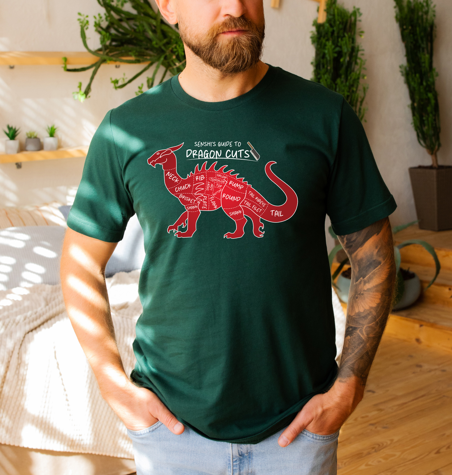 Dungeon Meshi Senshi's Guide to Dragon Cuts T-Shirt