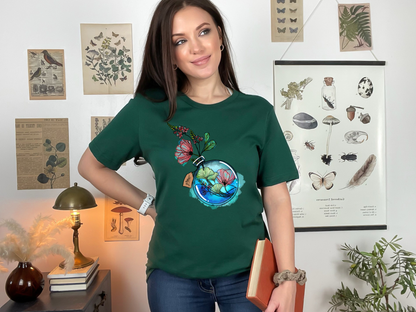 Grow Potion Botanical T-Shirt, Floral Shirt