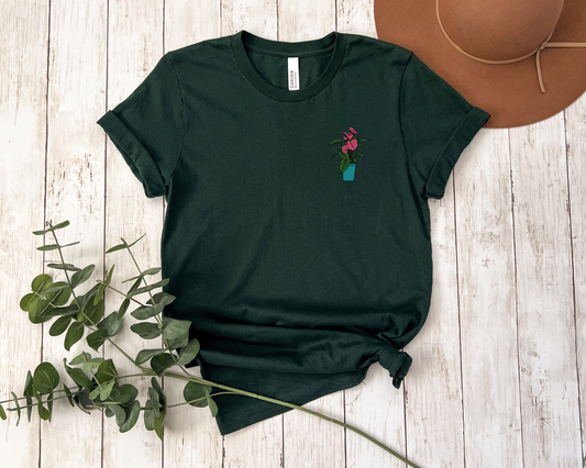 Pocket Anthurium T-Shirt, Plant Lover Shirt