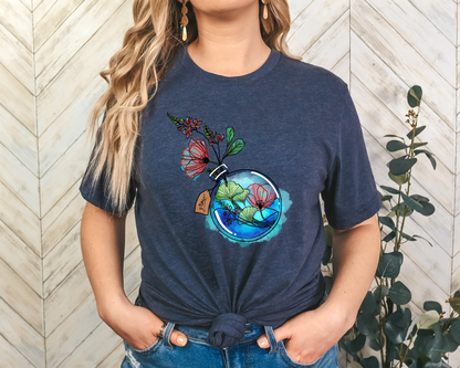 Grow Potion Botanical T-Shirt, Floral Shirt