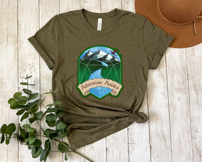 Adventure Awaits D20, Dnd T-shirt, Dungeons and Dragons Inspired Tee