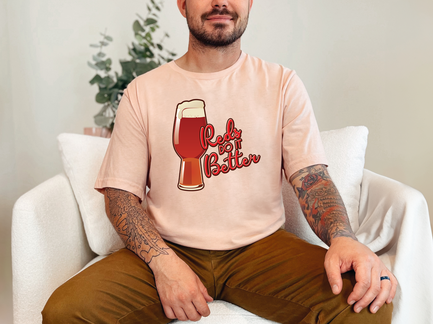 Reds Do It Better Craft Beer Shirt