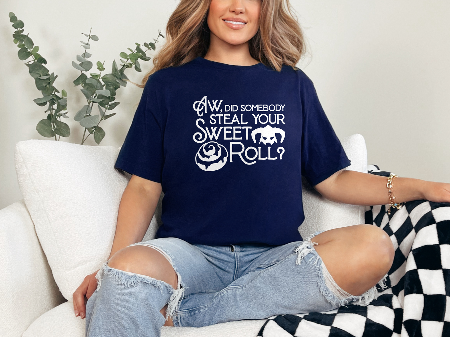 Aw Did Somebody Steal Your Sweet Roll Shirt, Skyrim Inspired Shirt