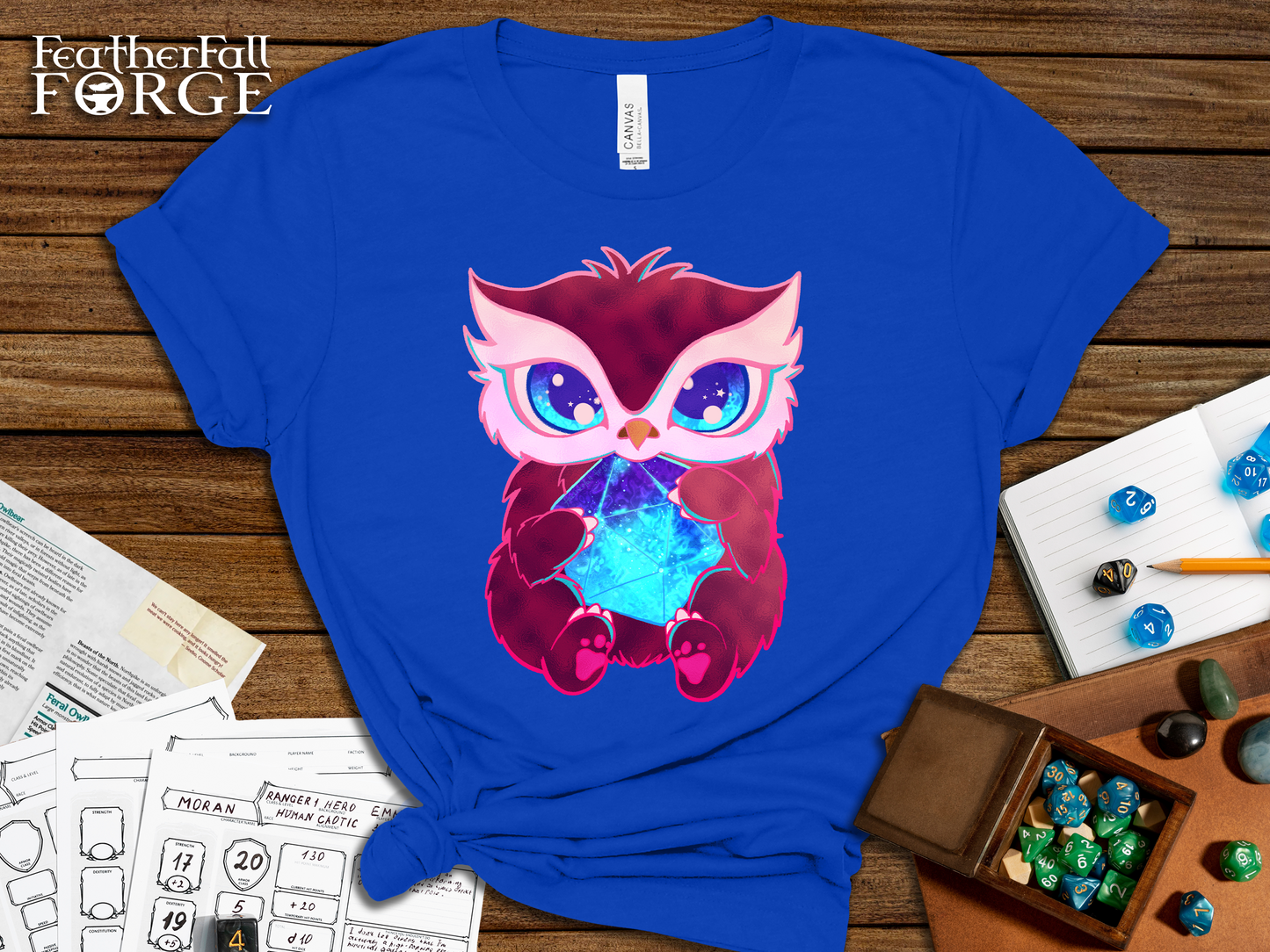 D&D Owlbear D20 T-shirt