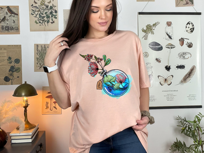 Grow Potion Botanical T-Shirt, Floral Shirt